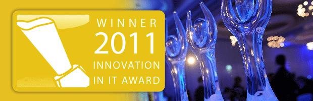 Winner 2011 Innovation in IT Award