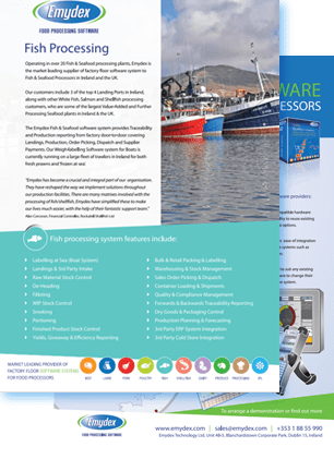 Emydex Industry Brochure Fish