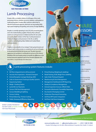 Emydex Industry Brochure Lamb