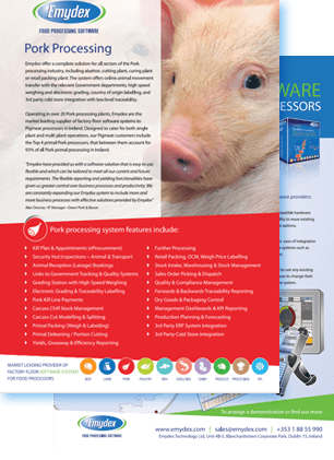 Emydex Industry Brochure Pork