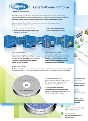 Emydex Software Brochure Core Platform