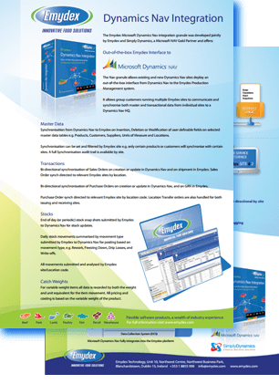 Emydex Software Brochure ERP Integration