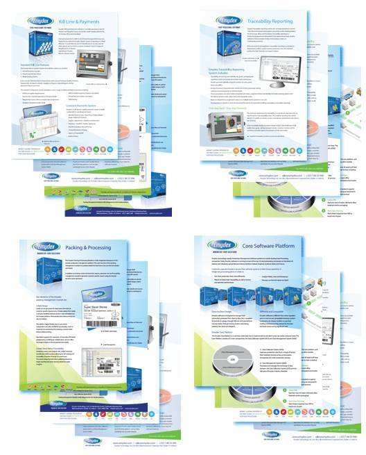 Brochures for the Food Processing Software Features